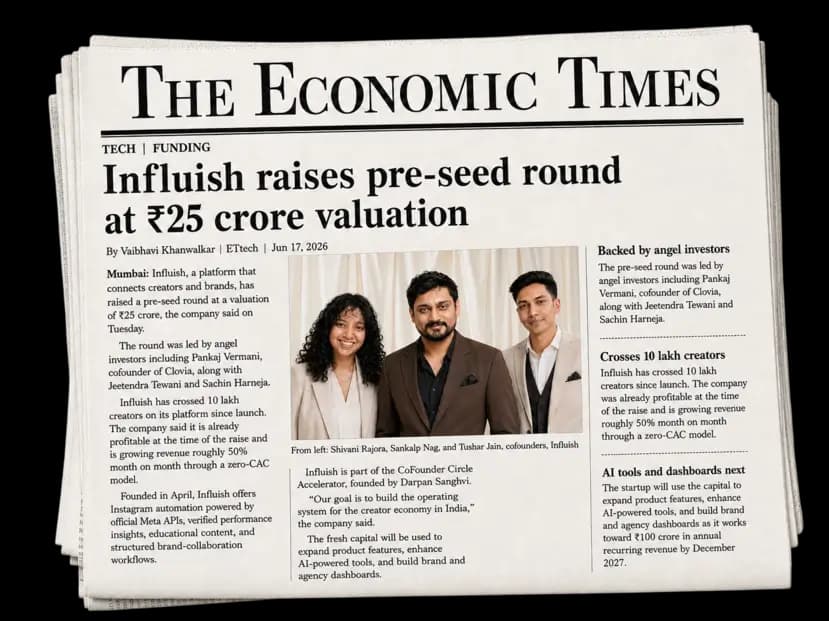 INFLUISH featured in the press