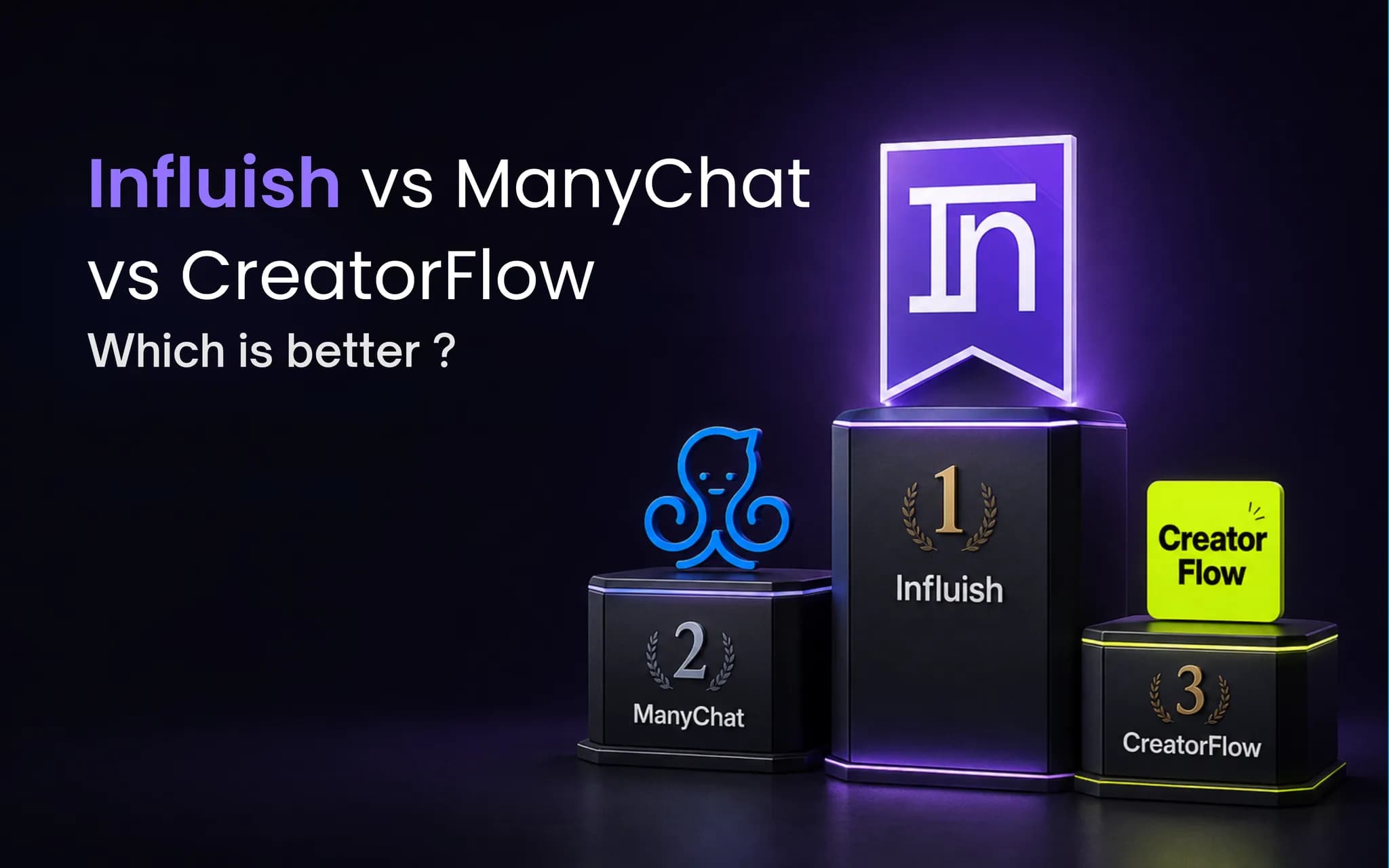 Influish vs ManyChat vs Creatorflow: Which is Better?