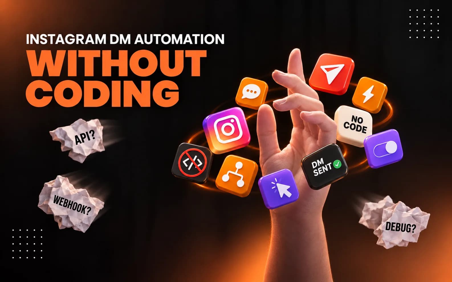 Instagram DM Automation Without Coding: A Simple No-Code Guide for Creators
