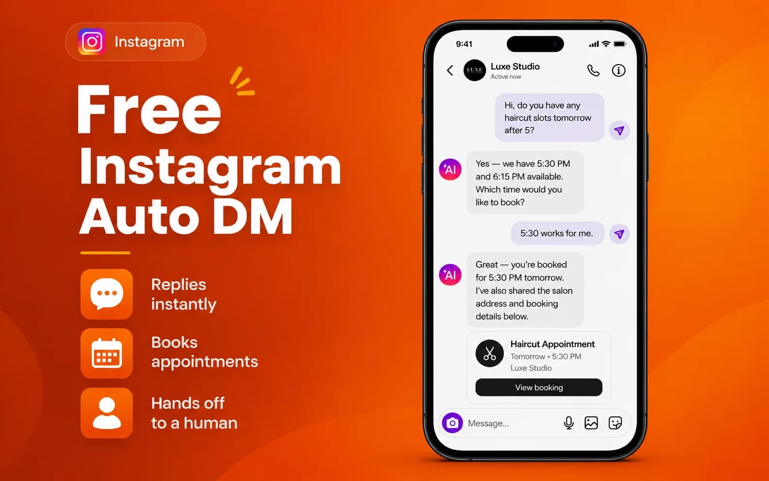 Free Instagram Auto DM: how to send Automatic dm